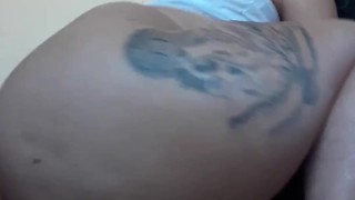 De culo grande dándose rico en su vagina 