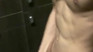 Locker Room Cumshot - Left a surprise in one of the lockers