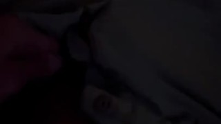 Str8 guy plays with his thigh cock