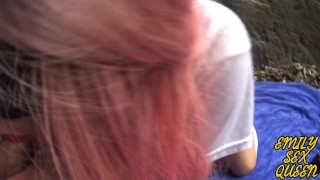 Colegiala mexicana de secundaria publica cogiendo en el monte -Emily Sex Queen