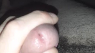 Super horny chubby guy late nite wank and cum (with lots of pre cum)