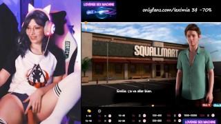(Part 73) I try to follow the game while they tip to move my sex machine Treasure of nadia