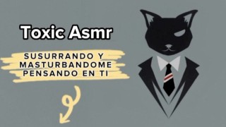 Susurrando y masturbandome pensando en ti [ASMR] [Voz de hombre]