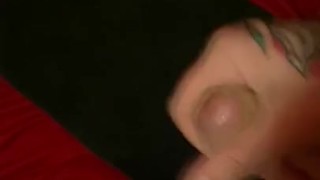 *new* Cumshot on towel after shower. 