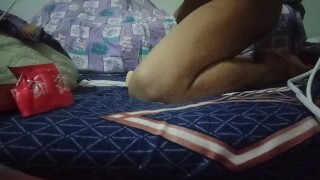 Fucking my Desi girl hole with condom on. She asked me to remove and fuck her ass