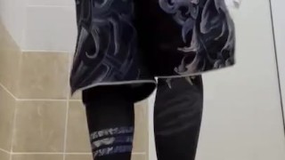 after the gym showing a wet hole