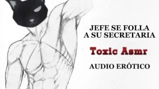 Jefe se folla a su secretaria [ASMR] [Audio erótico] [Voz de hombre]
