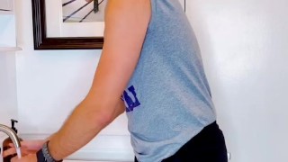 POV JOCK BRO BARGES IN ON YOU