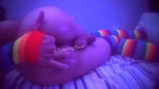 Cute Wet Femboy Fingering