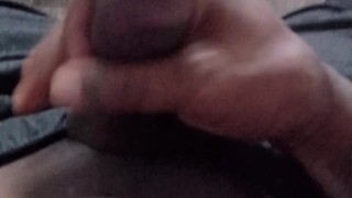 POV BBC masturbation and cumshot 