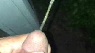 Stud Late Night Piss Off the Front Porch 