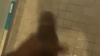 Public shower jerk