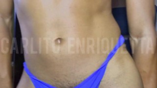 DE CALCINHA ENFIADA NO CU