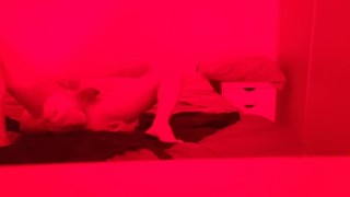 13 masturbating in my bed enjoying a huge dildo anal destruction