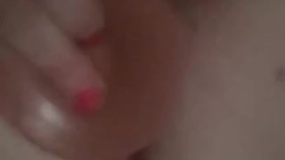 Fucking myself with dildo