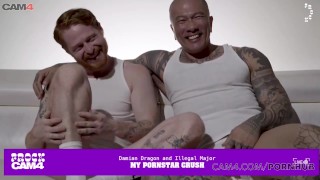 Damian Dragon fucks hot Red head | CAM4 male