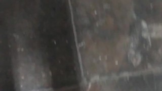 Gay jerking off at work again