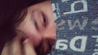 Cute eyes guy is getting fucked hard and rough by crippling depression