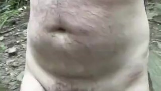 Hairy Dad Bod Hiking Nude in the State Park… Hope I Don’t Get Caught!