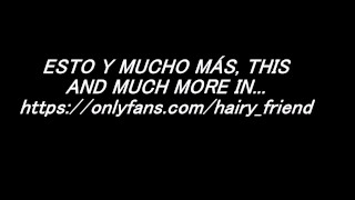 I cum on my hairy body with my big penis