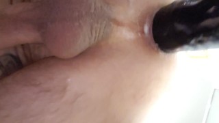 Anal gape close up