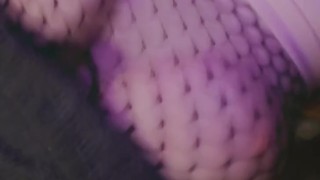 Fat mommy milkers in fishnet bodysuit 