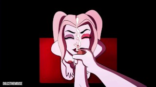 Harley Quinn Sucks Cock and Gets Fucked. Facial Cumshot Hentai (Onlyfans For More)
