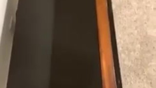 Jerking my cock and cumming ropes while watching pornhub