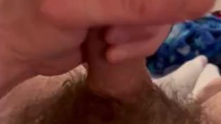 Hairy Dad Bod: Another Quick JO With Cum