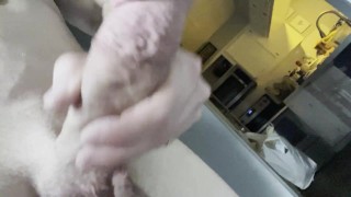Sexy Solo Guy Plays with Big Rigid Cock