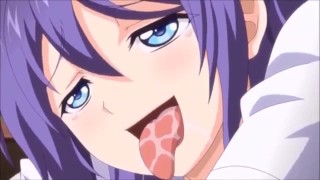 Big Titted Librarian Fucks the Client and Makes Him a Buttjob with her Big Ass | Hentai