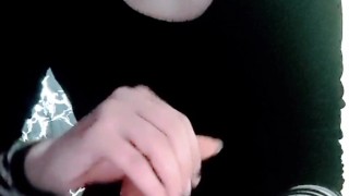 Femboy punk emo mommy gives you a handjob