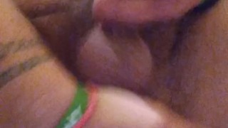Milking myself and jacking off ..HUGE NUT...