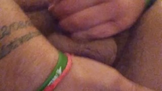 Milking myself and jacking off ..HUGE NUT...