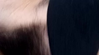 chewed sucking my pussy made me cum with me watching two rolls with the bitch on her lap in porno🍌