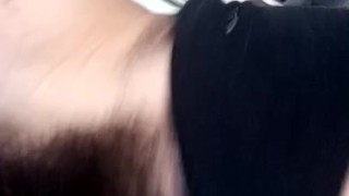 chewed sucking my pussy made me cum with me watching two rolls with the bitch on her lap in porno🍌