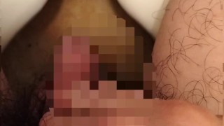 Hairy white Japanese pee. Uncircumcised cock.