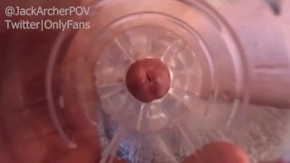 Internal Fleshlight Cumshot
