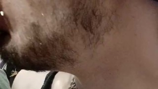 Sissy femboy slut deepthroats BBC dildo 