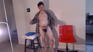 Take Off That Dirty Thong Blake & Show Off Your Cock and Ass!