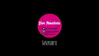 I touch myself a little