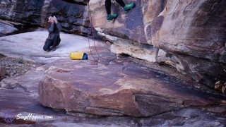 Three Hikers Get Lost and Fuck to Stay Warm! - Sexy Hippies // Frankie Rivers
