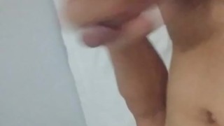 Masturbating in the Apartelle room with dondom on...(talsik tamod)