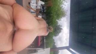 Creampie blonde honey blowie Best Cowgirl POV finish outside Part 2 ⭐️Summer Heaven