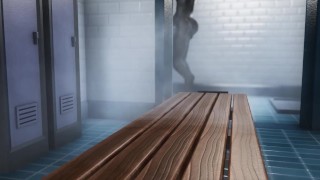 CUMMING HARD IN SHOWER QUICKIE - Made by @barry_sl / Second Life Yiff