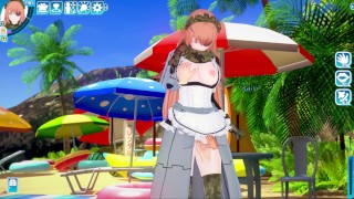 【エロゲーコイカツ！】オーバーロード シズ・デルタ3DCG巨乳アニメ動画[Hentai Game Koikatsu! OVERLORD CZ2128 Delta]