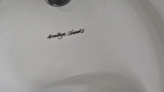 Pissing in public urinals