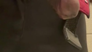 Pee drips from pulled back uncircumcised black dick