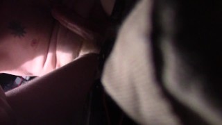 Self pegging big cumshot