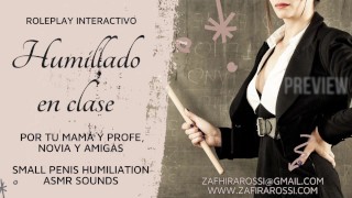 [PREVIEW] Audio Roleplay Profesora Universitaria Expone Tu Micropene Frente A Todos SPH ASMR SOUNDS